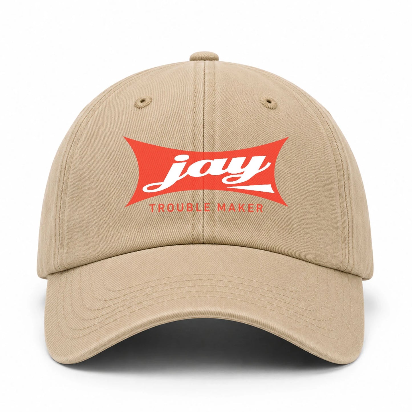 Trouble Maker Red Logo Washed Cap JAY 13K1 C78PF