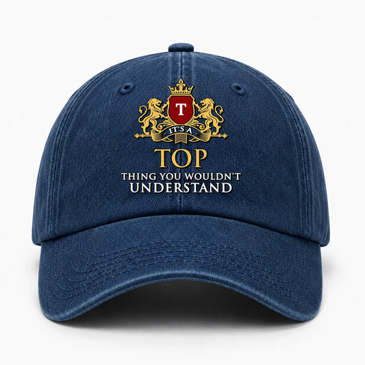 It's A Your Name Thing You Wouldn't Understand Royal Blue Washed Cap TOP 13K1 C184PF