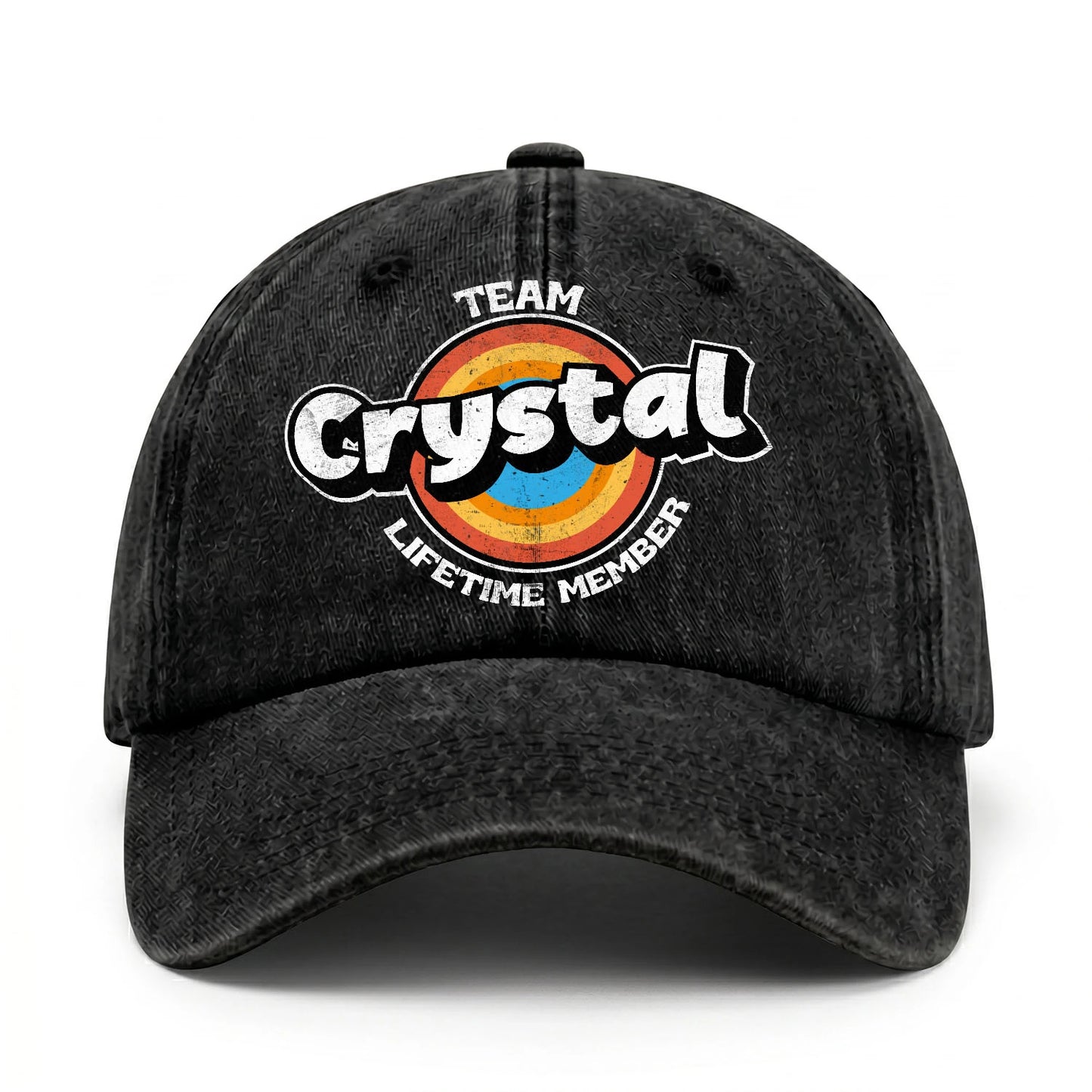 Team Your Name Lifetime Member Logo Cap CRYSTAL 13K1 C66PF