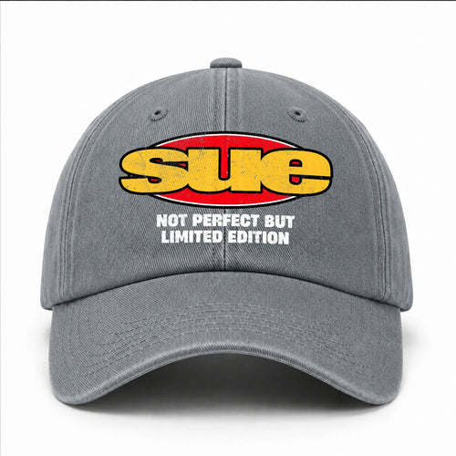 Your Name Not Perfect But Limited Edition Red Logo Washed Cap SUE 13K1 C84PF