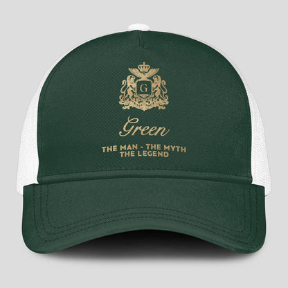 The Man The Myth The Legend Sage Green Mesh Cap GREEN 13K1 C192PF