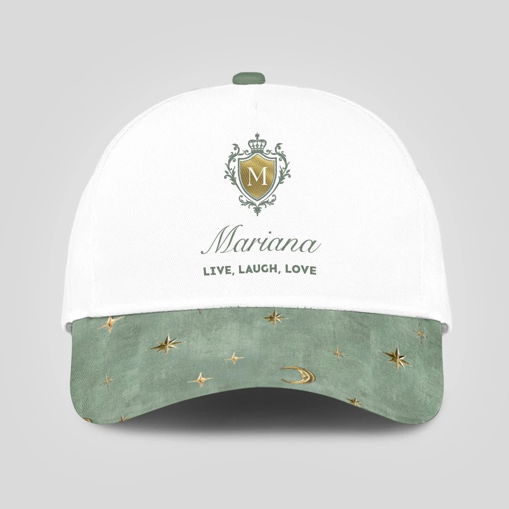 Live Laugh Love Stars And Moon Green Cap MARIANA 13K1 C124PF
