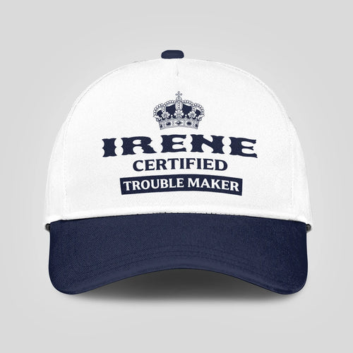 Certified Your Name Trouble Maker Washed Cap IRENE 13K1 C148PF