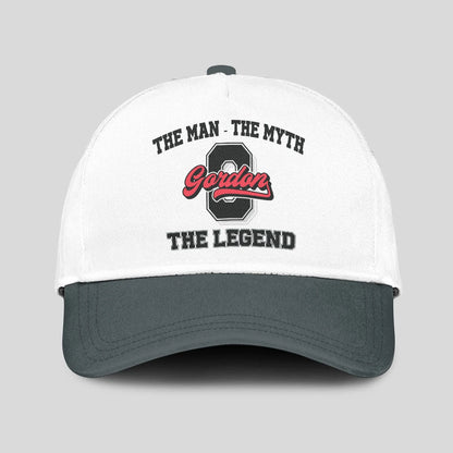 The Man The Myth The Legend Custom Initial Letter And Name Cap GORDON 13K1 C38PF