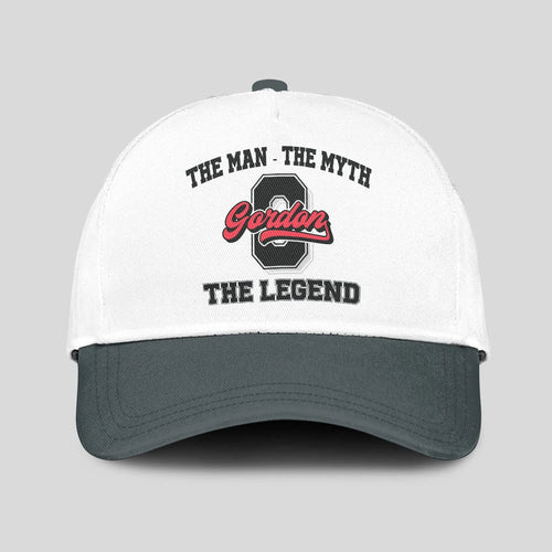 The Man The Myth The Legend Custom Initial Letter And Name Cap GORDON 13K1 C38PF