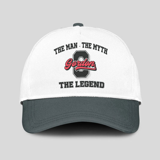 The Man The Myth The Legend Custom Initial Letter And Name Cap GORDON 13K1 C38PF