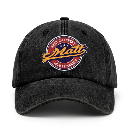 Built Different Born Legendary Logo Washed Cap MATT 13K1 C65PF