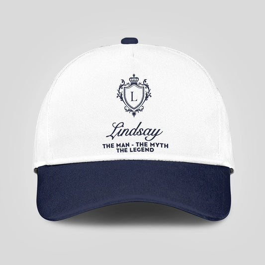 The Man The Myth The Legend Blue Cap LINDSAY 13K2 C46PF