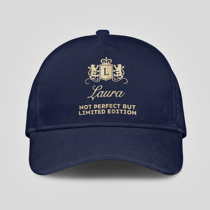 Not Perfect But Limited Edition Crest Logo Navy Cap LAURA 13K1 C160PF