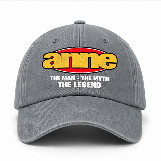 The Man The Myth The Legend Vintage Logo Washed Cap ANNE 13K1 C162PF