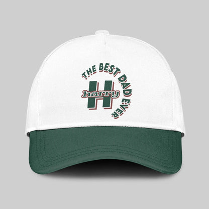The Best Dad Ever Custom Name Cap HARRY 13K1 C35PF