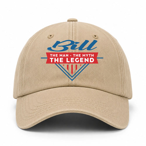 The Man The Myth The Legend Logo Washed Cap BILL 13K1 C37PF