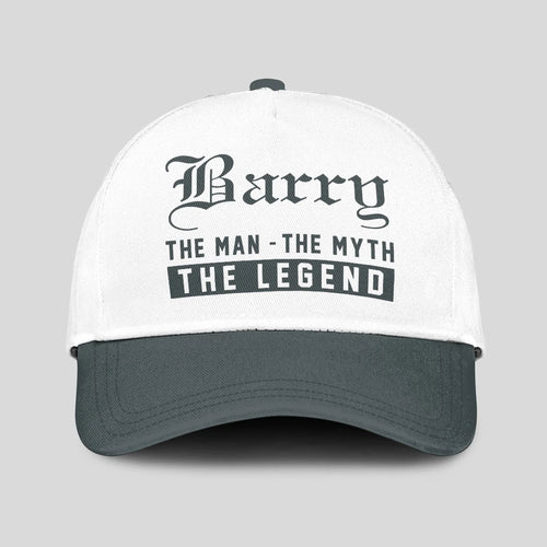 The Man The Myth The Legend Luxury Cap BARRY 13K1 C39PF