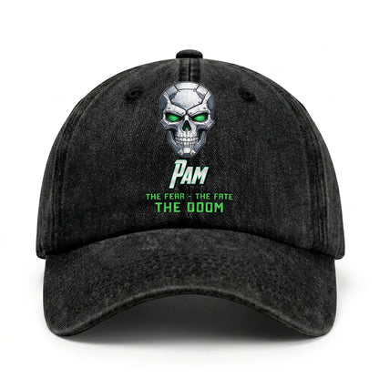 The Fear The Fate The Doom Skull Washed Cap PAM 13K1 C99PF