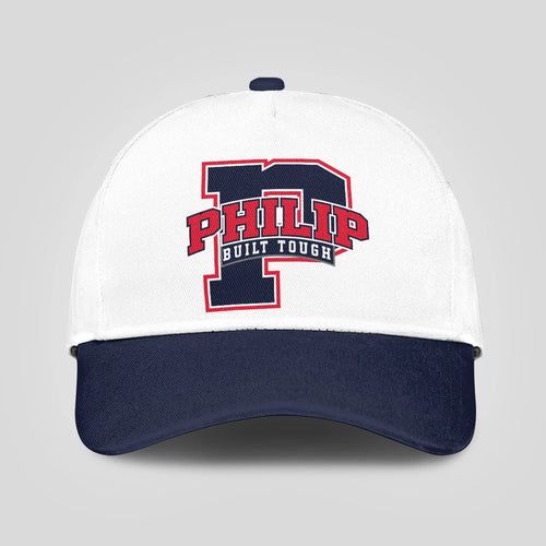 Built Tough Blue And White Baseball Cap PHILIP 13K1 C103PF