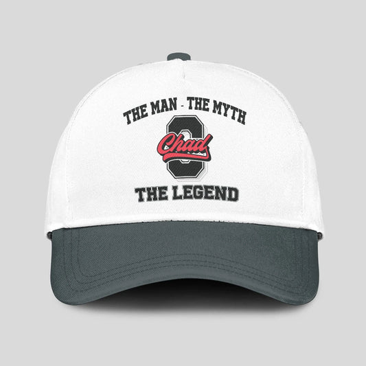 The Man The Myth The Legend Custom Initial Letter And Name Cap CHAD 13K1 C38PF