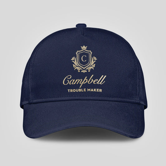 Trouble Maker Golden Logo Navy Cap CAMPBELL 13K1 C155PF