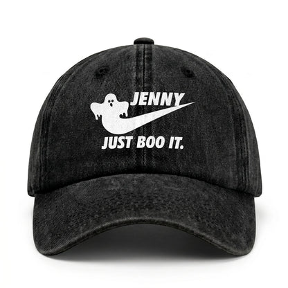 Just Boo It Halloween Washed Cap JENNY 13K1 C83PF