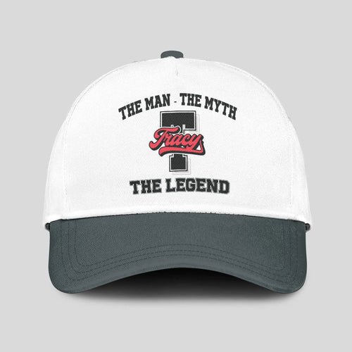 The Man The Myth The Legend Custom Initial Letter And Name Cap TRACY 13K1 C38PF