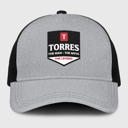 The Man The Myth The Legend Gray Mesh Cap TORRES 13K1 C189PF