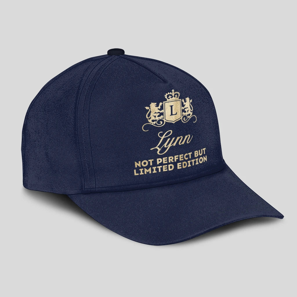 Not Perfect But Limited Edition Crest Logo Navy Cap LYNN 13K1 C160PF