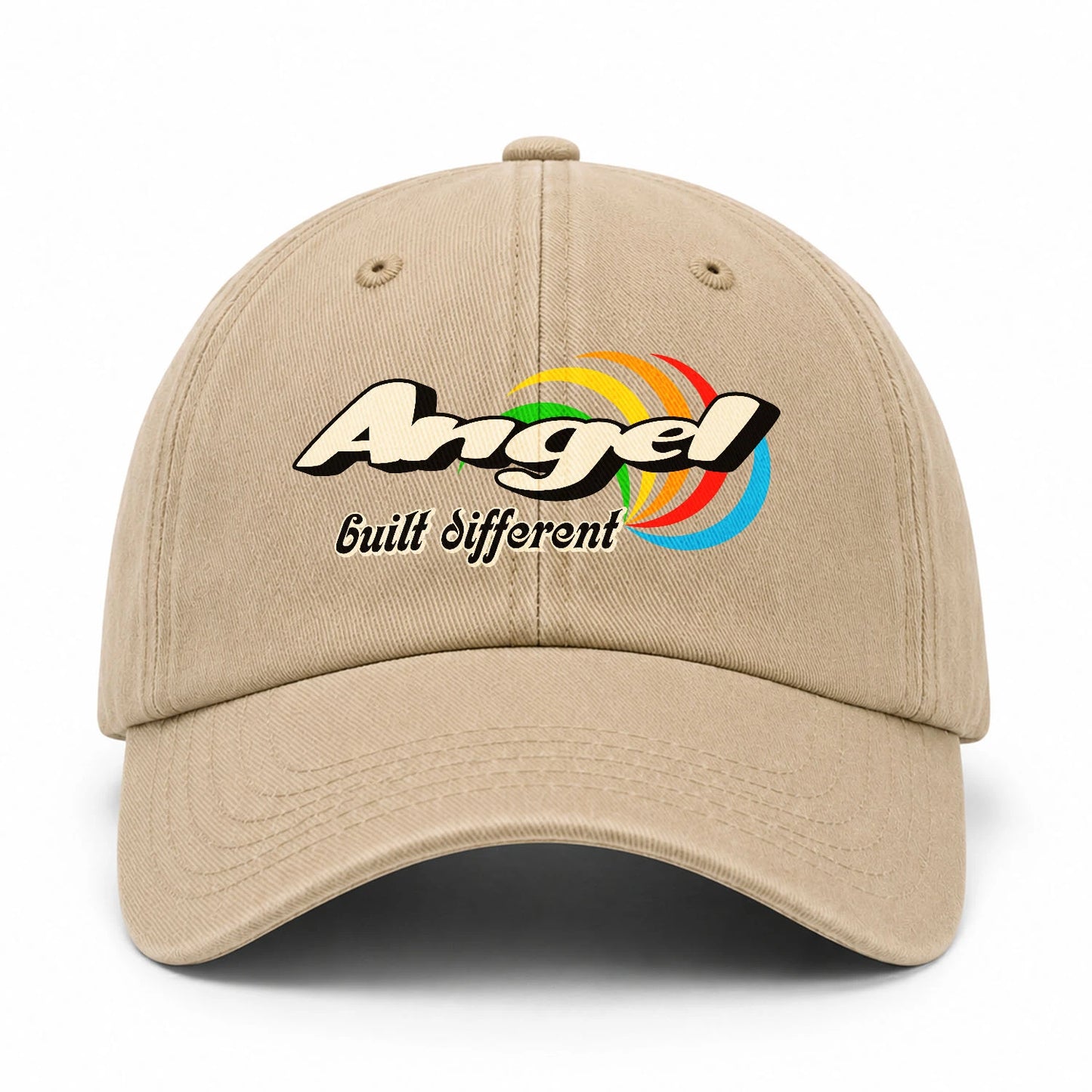 Your Name Built Different Retro Washed Cap ANGEL 13K1 C55PF