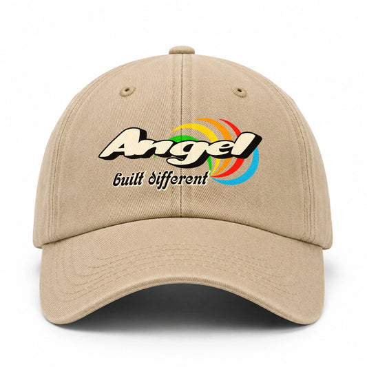 Your Name Built Different Retro Washed Cap ANGEL 13K1 C55PF
