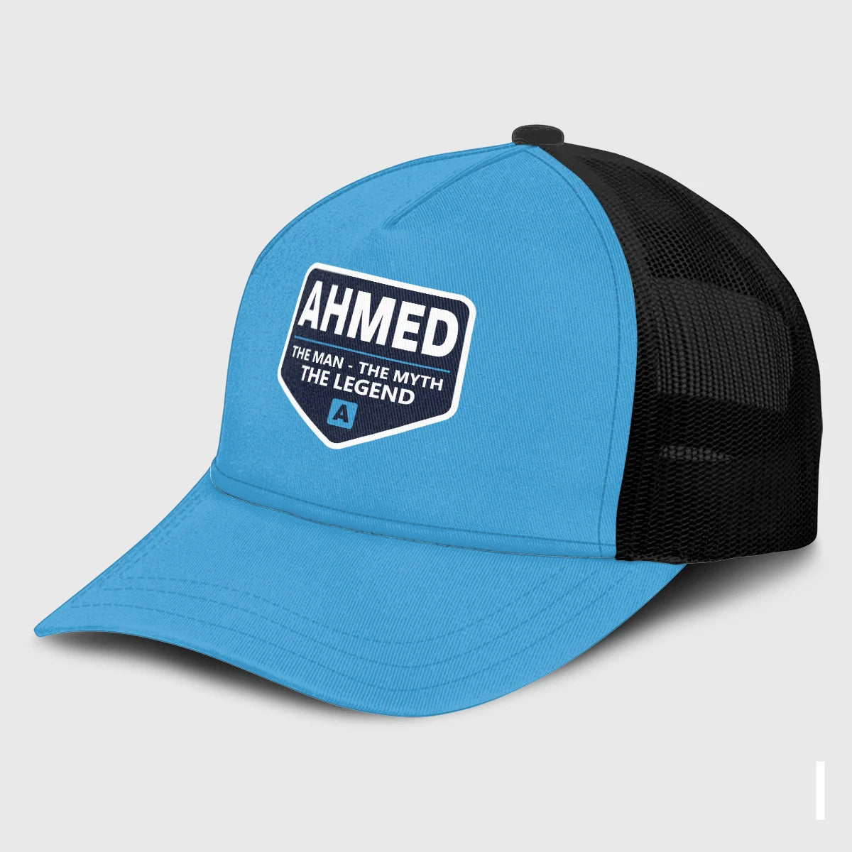The Man The Myth The Legend Light Blue Mesh Cap AHMED 13K1 C190PF