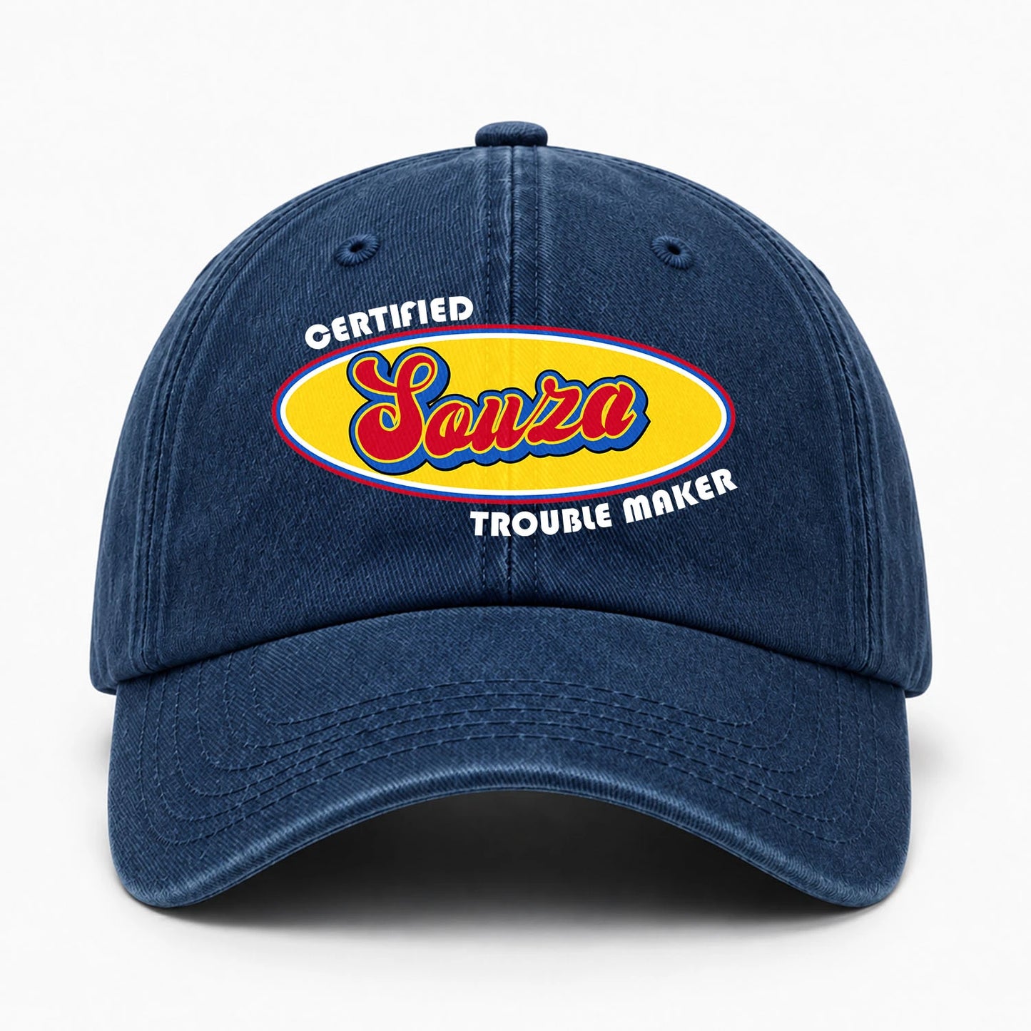 Certified Your Name Trouble Maker Washed Cap SOUZA 13K1 C73PF
