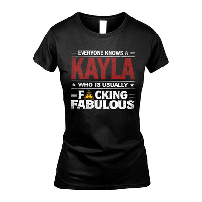 KAYLA 13K1-565 Everyone Know A/An Name Who Is Usually...
