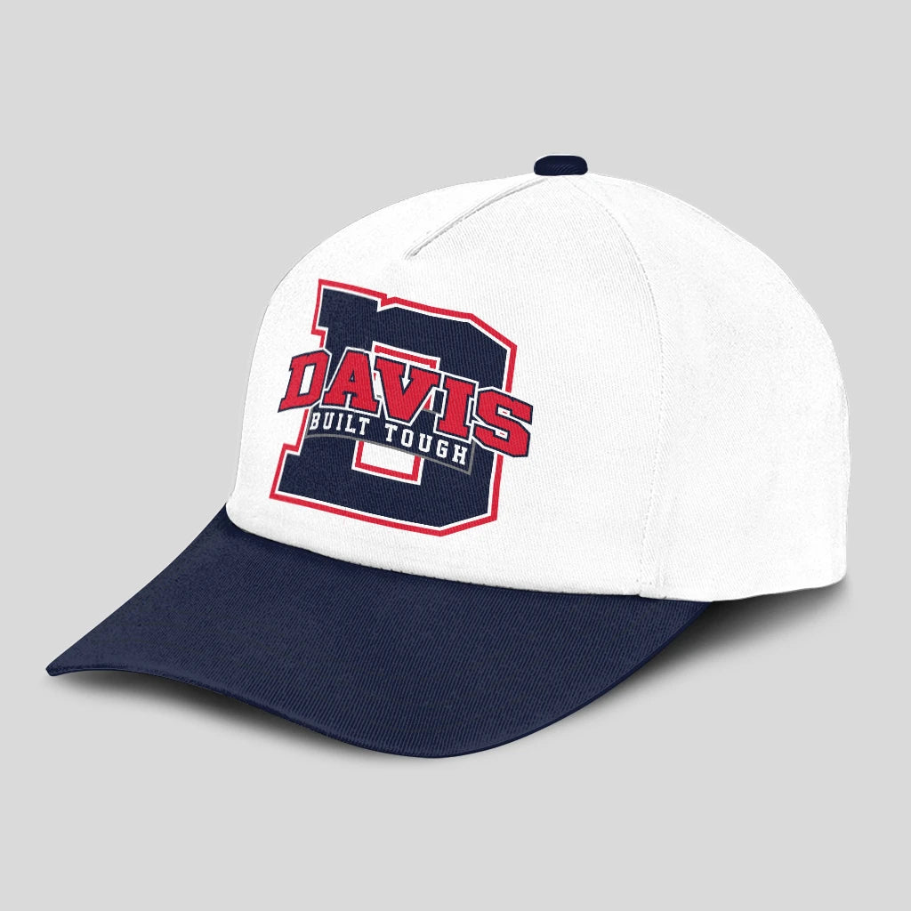 Built Tough Blue And White Baseball Cap DAVIS 13K1 C103PF