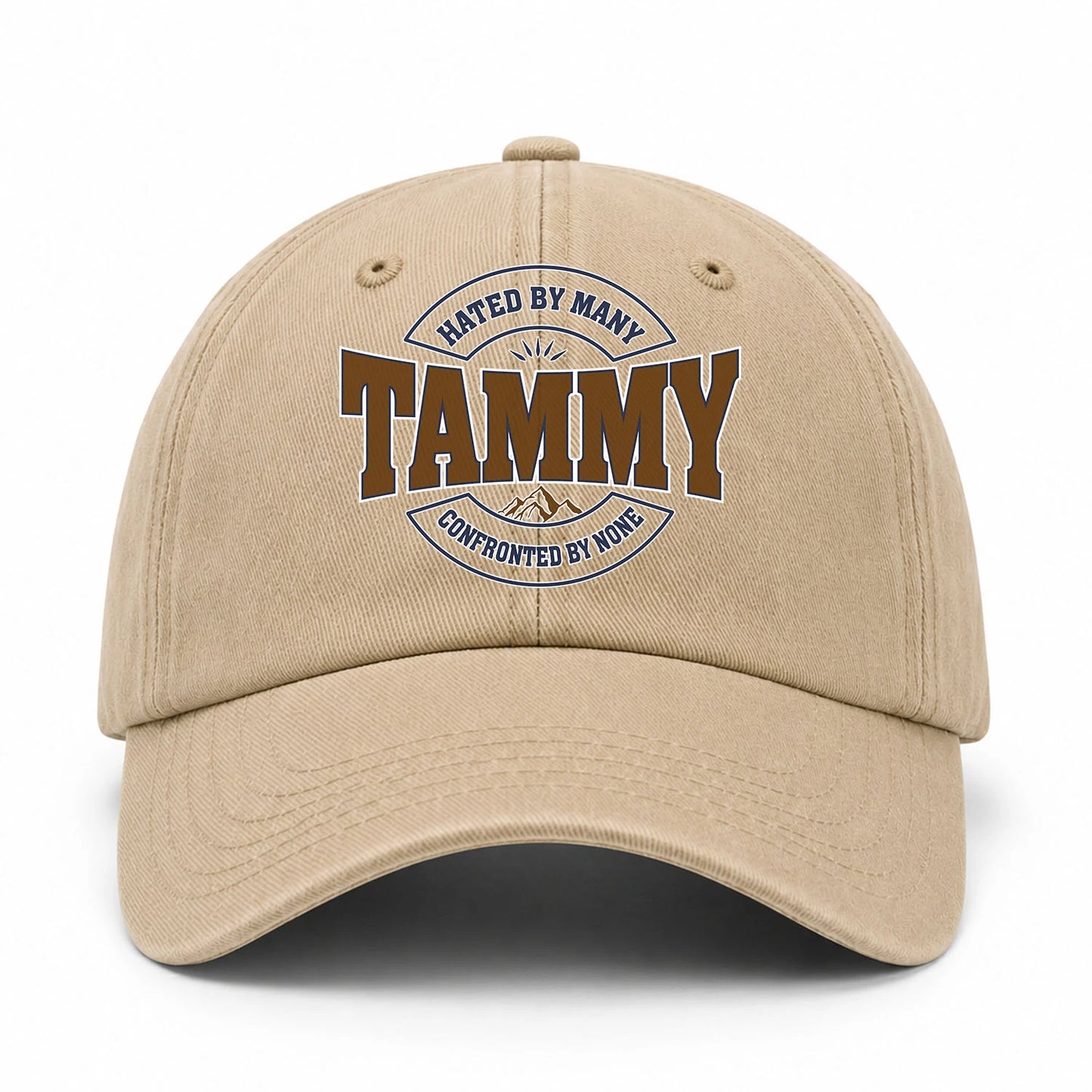 Hated By Many Confronted By None Washed Cap TAMMY 13K1 C36PF