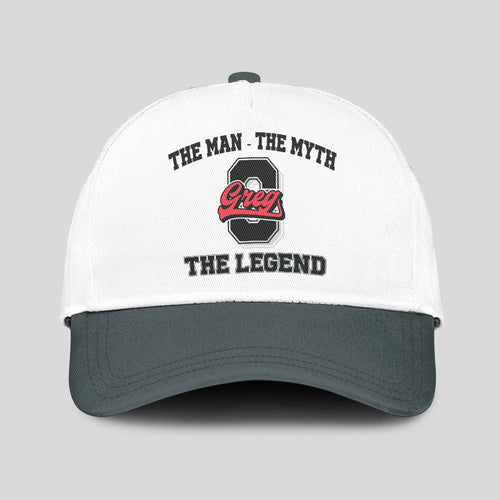 The Man The Myth The Legend Custom Initial Letter And Name Cap GREG 13K1 C38PF