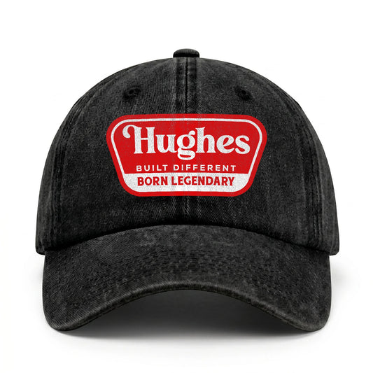 Built Different Born Legendary Red Logo Washed Cap HUGHES 13K1 C63PF