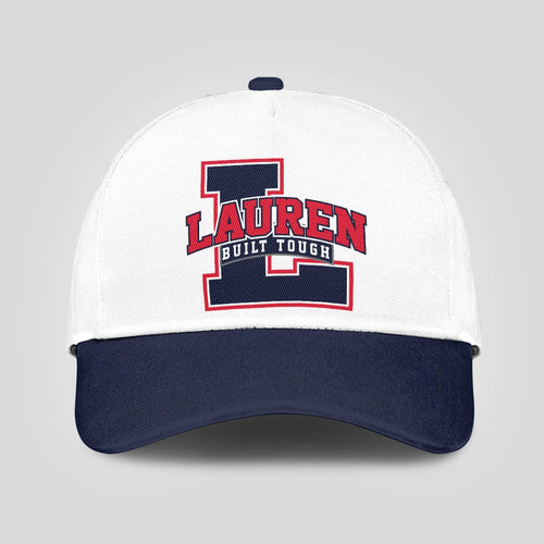 Built Tough Blue And White Baseball Cap LAUREN 13K1 C103PF