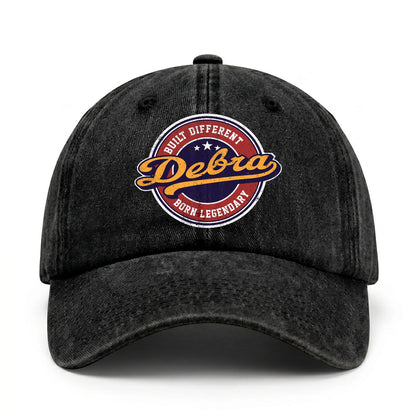 Built Different Born Legendary Logo Washed Cap DEBRA 13K1 C65PF