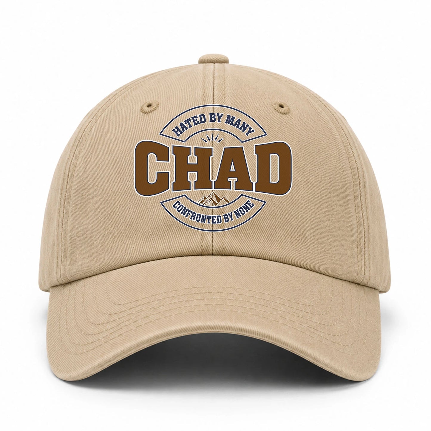 Hated By Many Confronted By None Washed Cap CHAD 13K1 C36PF