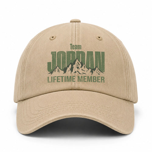 Team Your Name Lifetime Member Mountain Cap JORDAN 13K1 C58PF