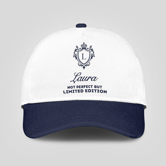 Not Perfect But Limited Edition Blue And White Luxury Cap LAURA 13K1 C151PF