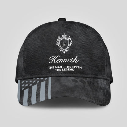 The Man The Myth The Legend America Black Camo Cap KENNETH 13K1 C173PF