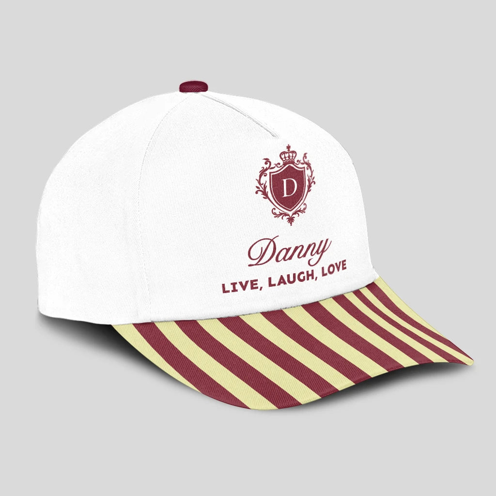 Live Laugh Love Burgundy And Yellow Cap DANNY 13K1 C120PF