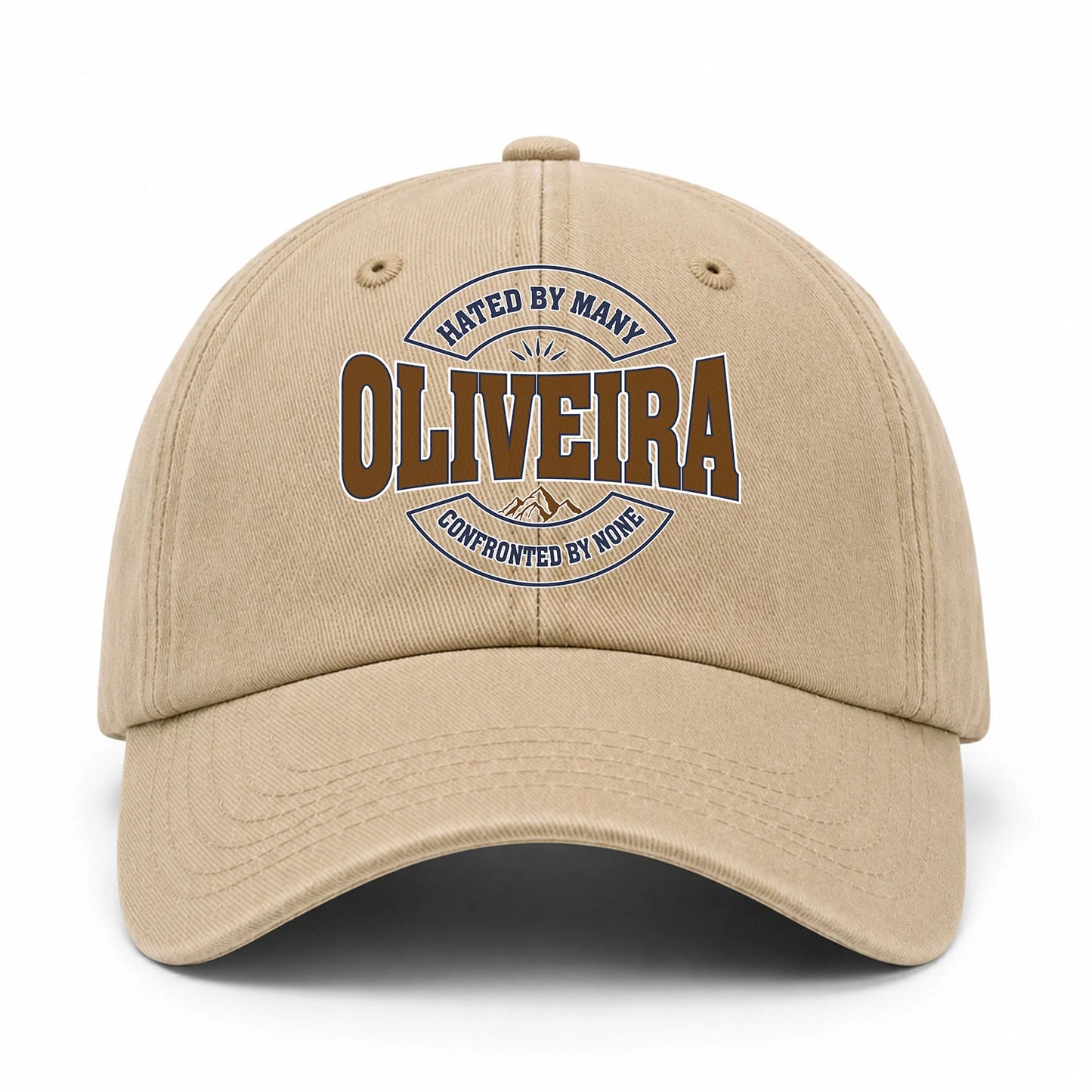 Hated By Many Confronted By None Washed Cap OLIVEIRA 13K1 C36PF