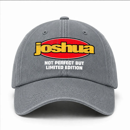 Your Name Not Perfect But Limited Edition Red Logo Washed Cap JOSHUA 13K1 C84PF