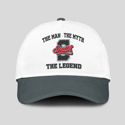 The Man The Myth The Legend Custom Initial Letter And Name Cap SMITH 13K1 C38PF