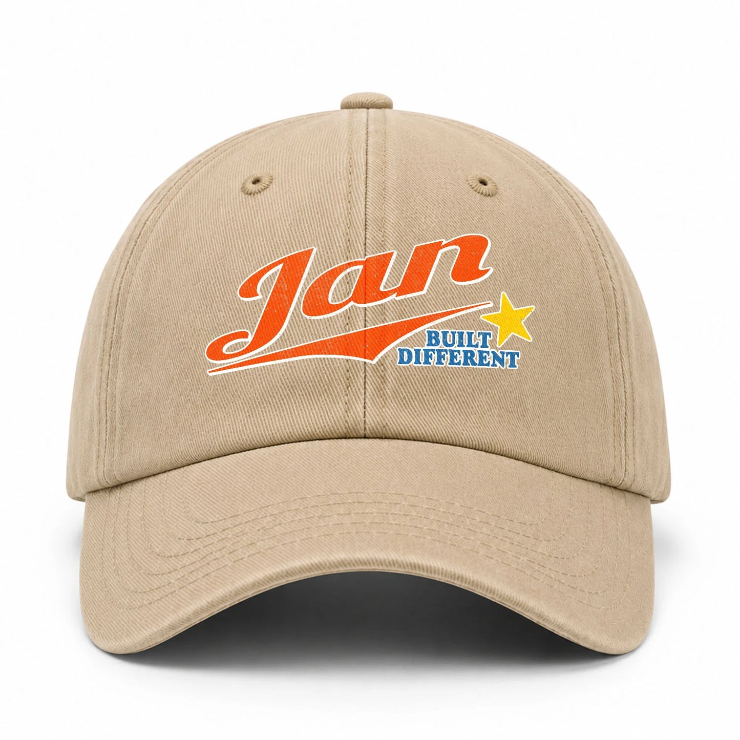 Your Name Built Different Logo Washed Cap JAN 13K1 C56PF