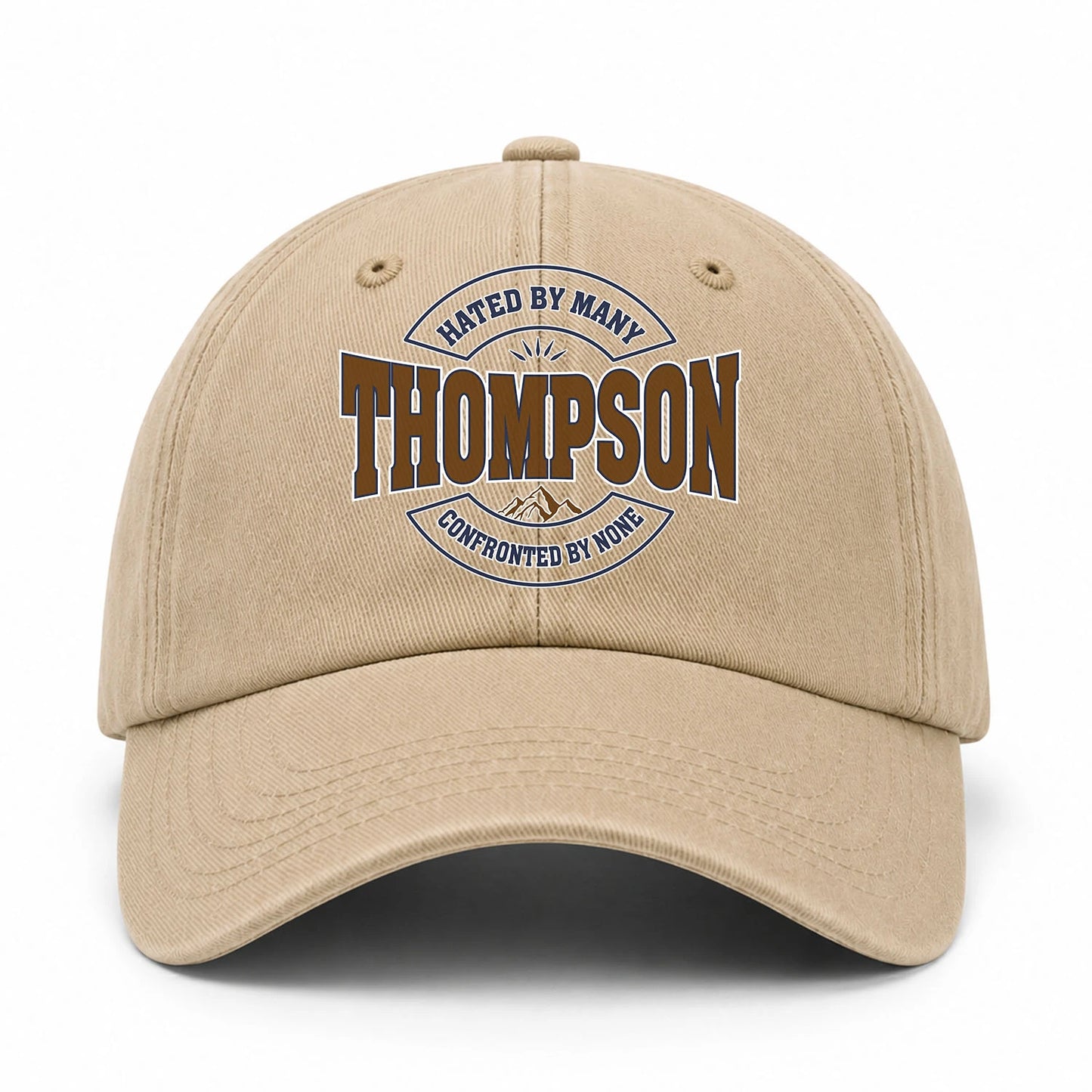 Hated By Many Confronted By None Washed Cap THOMPSON 13K1 C36PF