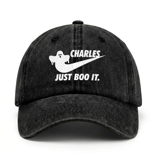 Just Boo It Halloween Washed Cap CHARLES 13K1 C83PF