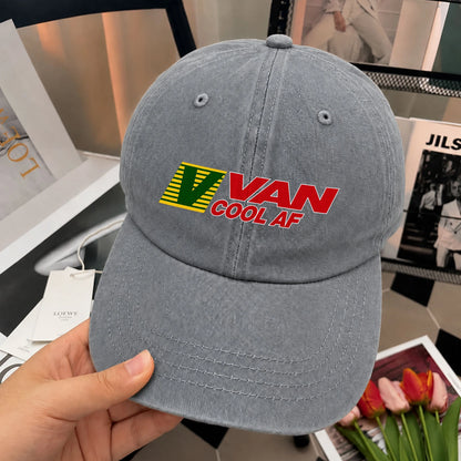 Your Name Cool Af Funny Washed Cap VAN 13K1 C85PF