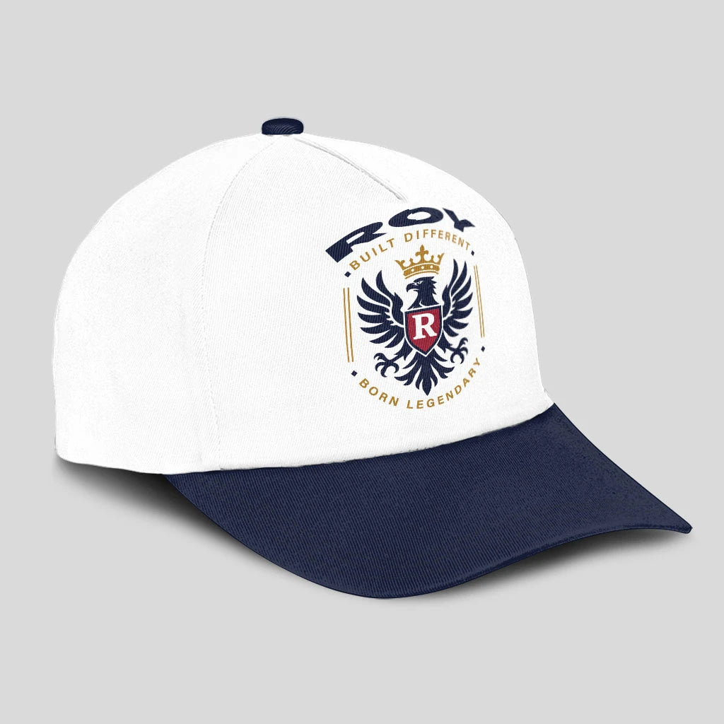 Built Different Born Legendary Elegant Blue And White Cap ROY 13K1 C76PF