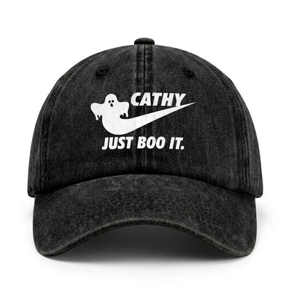 Just Boo It Halloween Washed Cap CATHY 13K1 C83PF